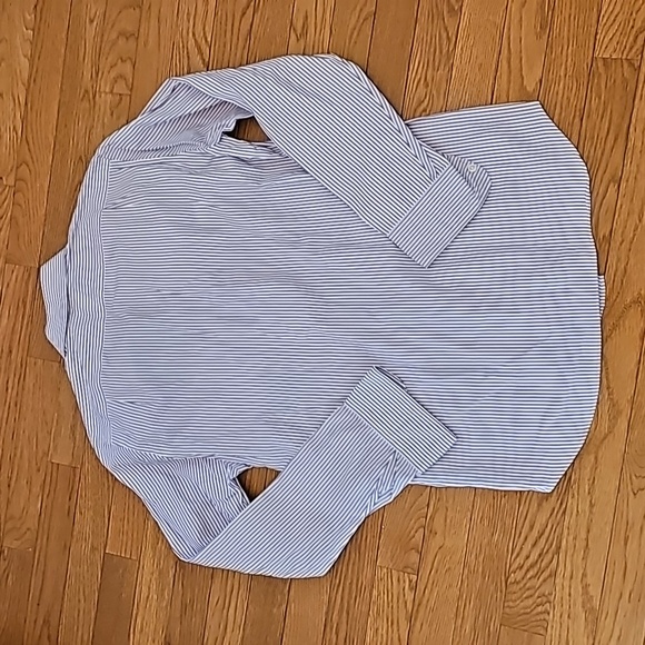 CCO J.Crew Haberdashery Striped Shirt Dress - Picture 10 of 13